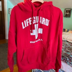 Unisex XL lifeguard hoodie